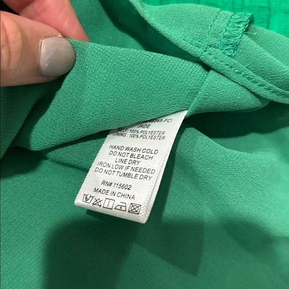 Lush Jade Emerald Green long sleeve dress size medium new with tags - Picture 6 of 8